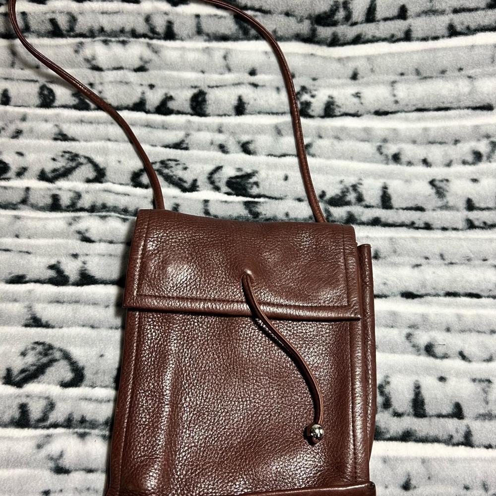 Brown Leather unisex Bag